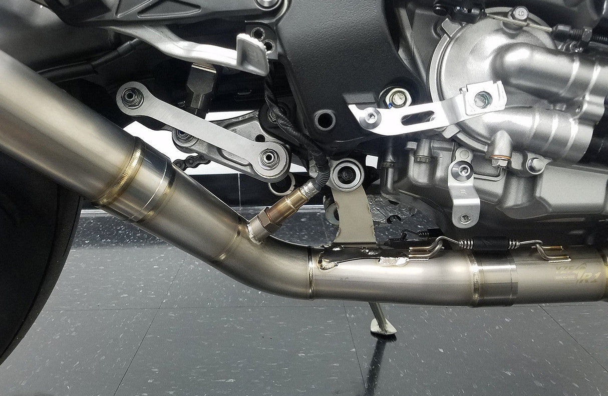 Graves Motorsports  Full Titanium Exhaust System With Titanium 265mm Silencer  R1 / R1m / R1s 2015-2024   Exy-17r1-Ftt26