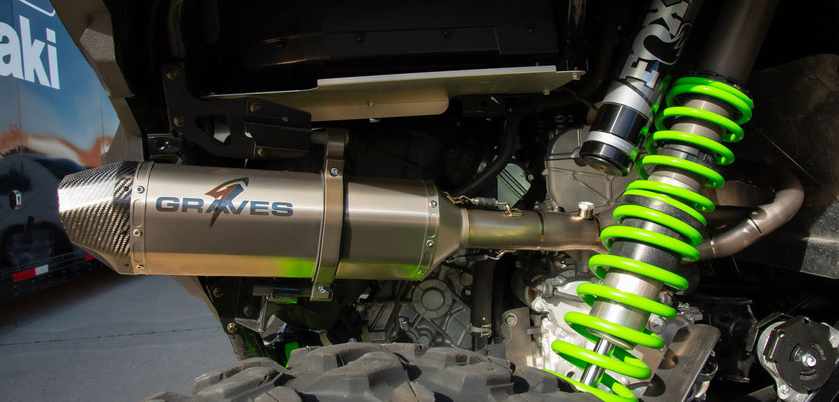 Graves  Full Titanium Exhaust System Teryx Krx 1000 • 2020-2023 Exk-20krx1-Ftt