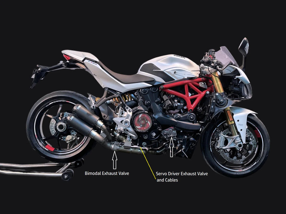 Vandemon  Ducati Supersport 950 Stealth Titanium Slip-On 2021-23 DUC950SSTIEXHCFWVA