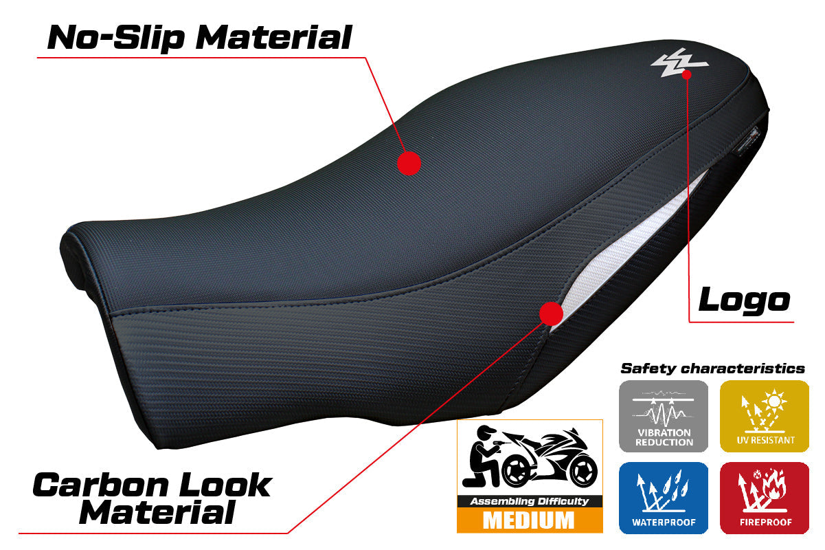 Tappezzeria Italia Moto Morini Seiemmezzo 2022-2025 Seat Cover in White