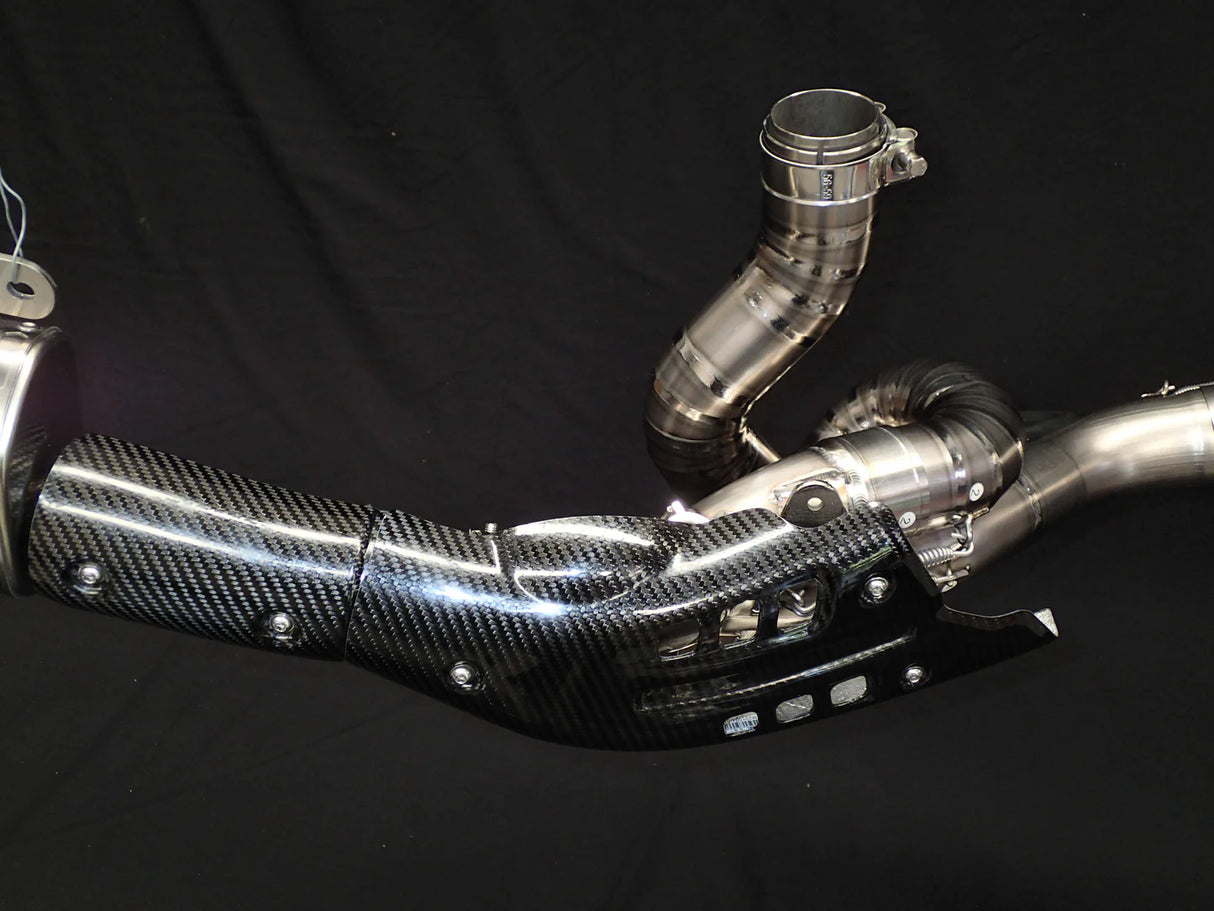 Vandemon Ducati Multistrada 1200-1260 Titanium Exhaust System with OEM Exhaust Valve Function  DUC126MTSTIEXVA