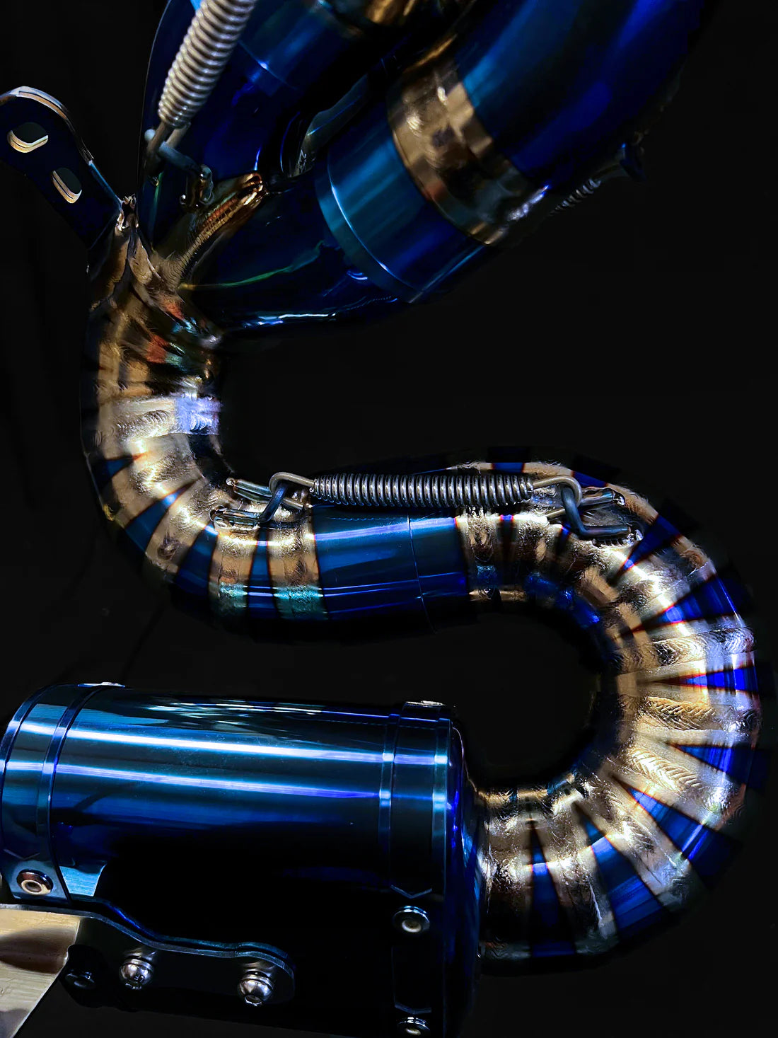 VANDEMON MV AGUSTA Brutale & Dragster 800 Titanium Slip-On Exhaust AGUSTAMV8DRGRTIMUFFB VA-138