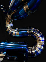 VANDEMON MV AGUSTA Brutale & Dragster 800 Titanium Slip-On Exhaust AGUSTAMV8DRGRTIMUFFB VA-138