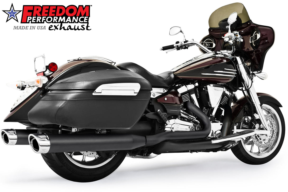 YAMAHA ROADLINER/STRATOLINER 5 STEPPED COMPLETE 4" TRUE-DUAL SYSTEM 2006-2014