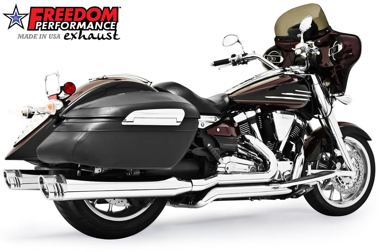 YAMAHA ROADLINER/STRATOLINER 5 STEPPED COMPLETE 4" TRUE-DUAL SYSTEM 2006-2014