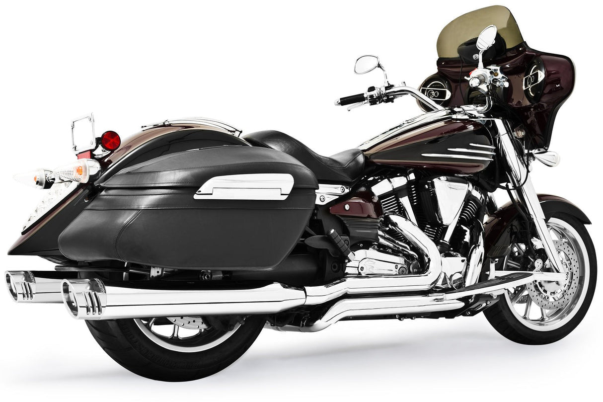 YAMAHA ROADLINER/STRATOLINER 5 STEPPED COMPLETE 4" TRUE-DUAL SYSTEM 2006-2014