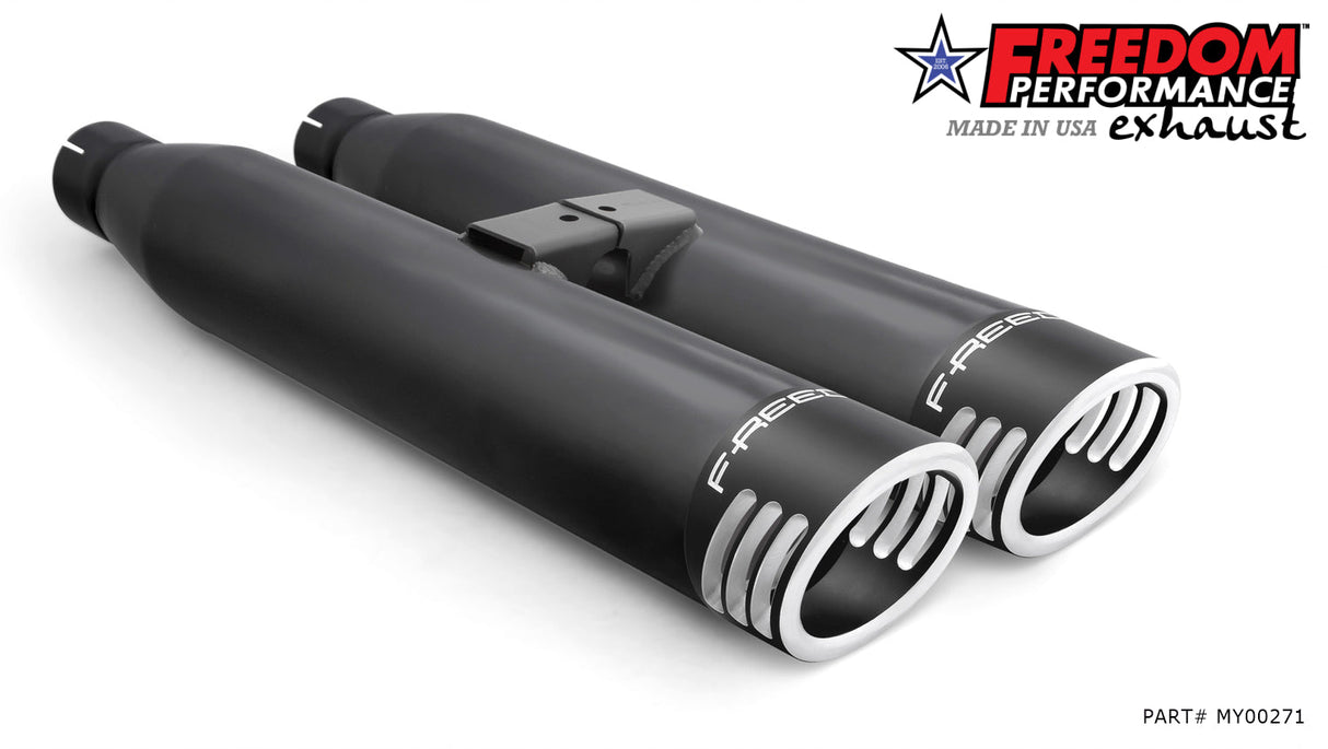 YAMAHA VENTURE/ROYAL STAR/TOUR DELUXE 1999-2014 SLIP-ONS check description for Quiet Baffles.