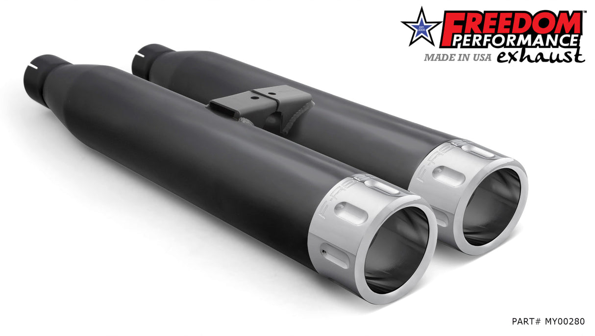 YAMAHA VENTURE/ROYAL STAR/TOUR DELUXE 1999-2014 SLIP-ONS check description for Quiet Baffles.