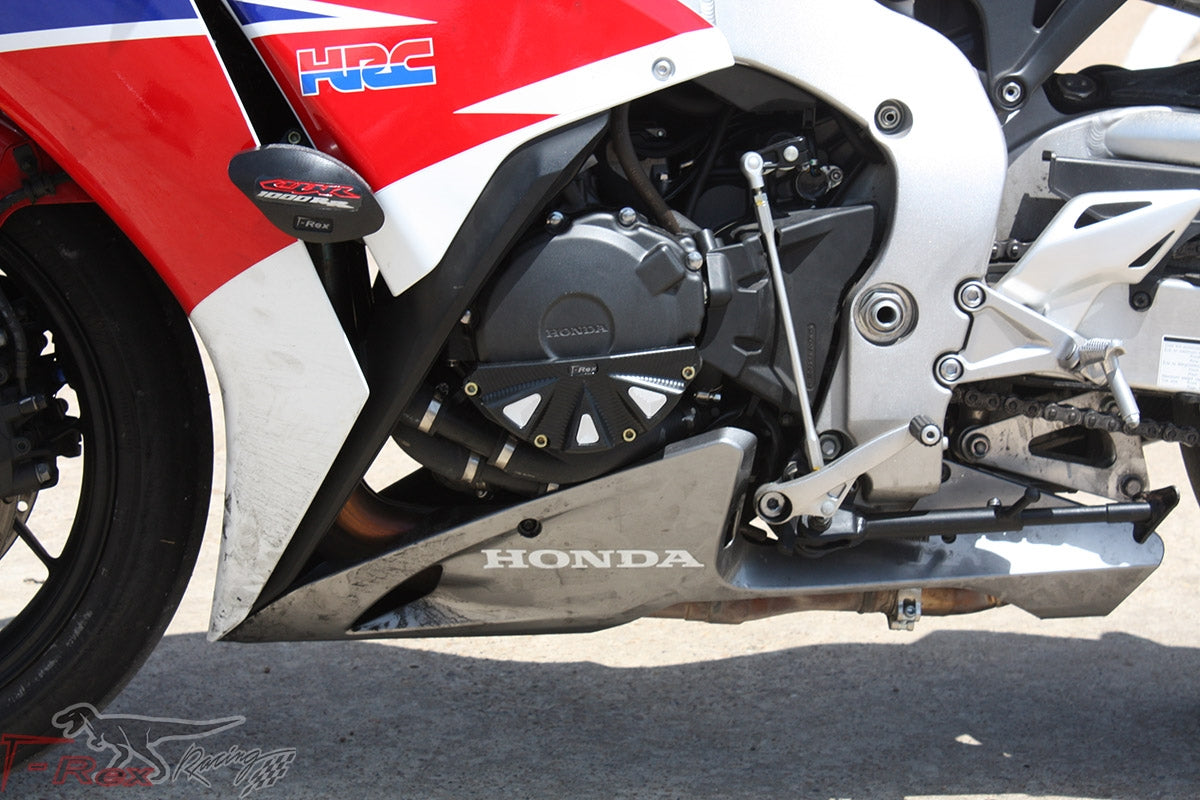 T-rex racing 2012 - 2016 honda cbr1000rr no cut frame front axle sliders spools