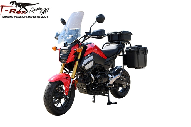 T-rex skid plate + adventure engine guard crash cages 17-20 grom/msx125