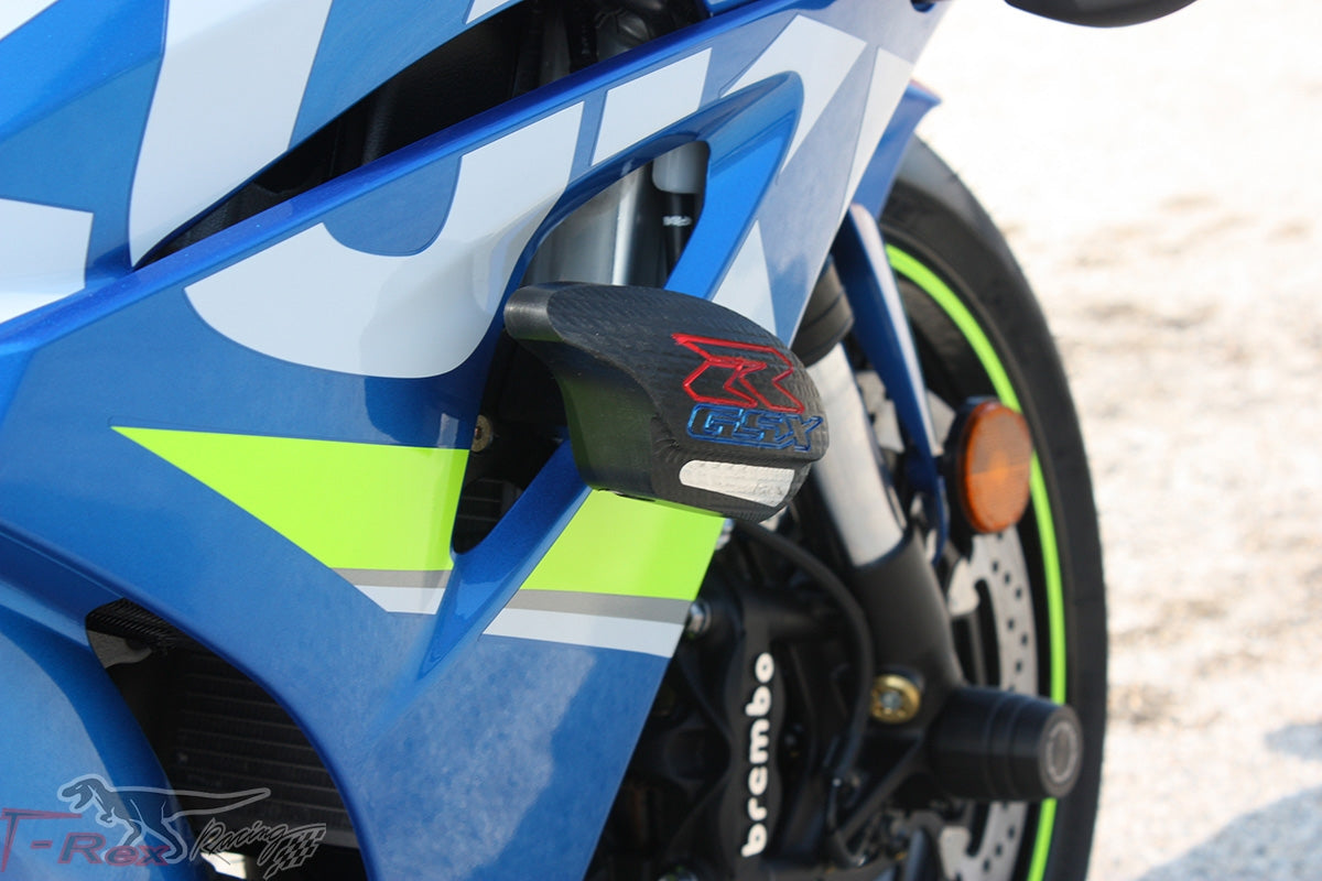 T-rex gsx-r1000r 17-22 no cut frame front rear quick axle sliders case covers fender eliminator