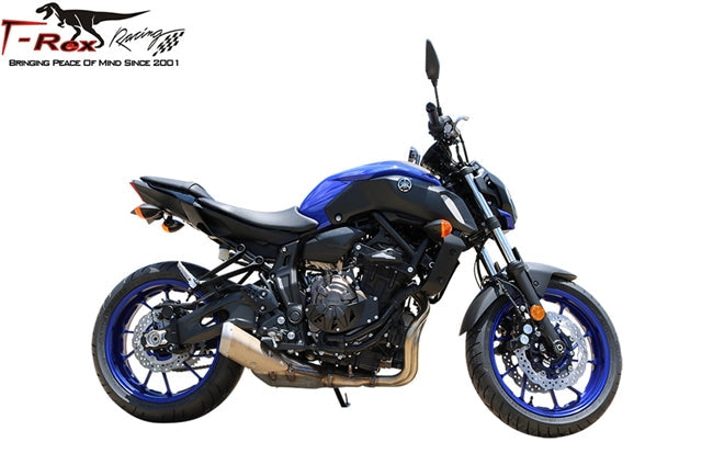 T-rex 2013 - 2019 yamaha fz-07 mt-07 no cut frame sliders