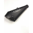 Hindle full exhaust  z125 2017-2020 evo megaphone - black ceramic carbon tip