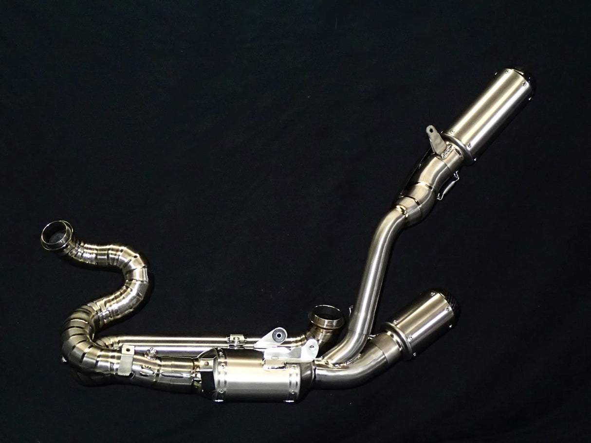 Vandemon  KTM Superduke 1290/1390R/RR Twin Shot Titanium Exhaust System KTM129SDTIEXHPB