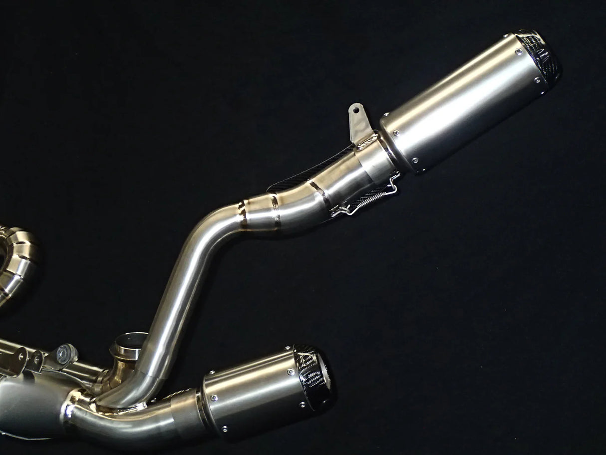 Vandemon  KTM Superduke 1290/1390R/RR Twin Shot Titanium Exhaust System KTM129SDTIEXHPB