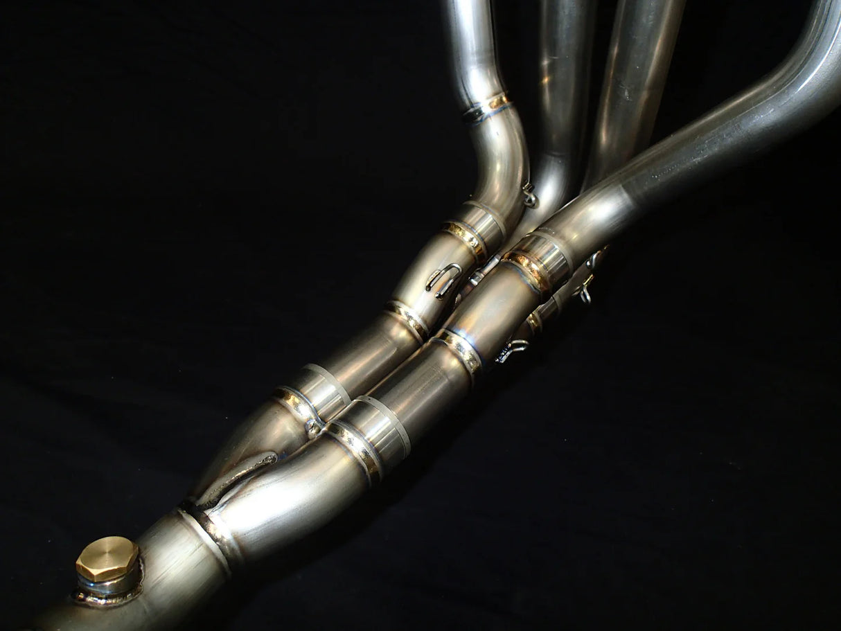 Vandemon  ZX10R /ZX10RR 2011-2024 Titanium Exhaust & Carbon Fiber Muffler KAWAZX10EXTICFBA