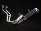 Vandemon  Yamaha R7 MT07 FZ07 XSR700 Tracer 700/GT Tracer 7/GT Titanium Exhaust System YAMAMT07EXHTICFB