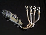 Vandemon  ZX10R /ZX10RR 2011-2024 Titanium Exhaust & Carbon Fiber Muffler KAWAZX10EXTICFBA