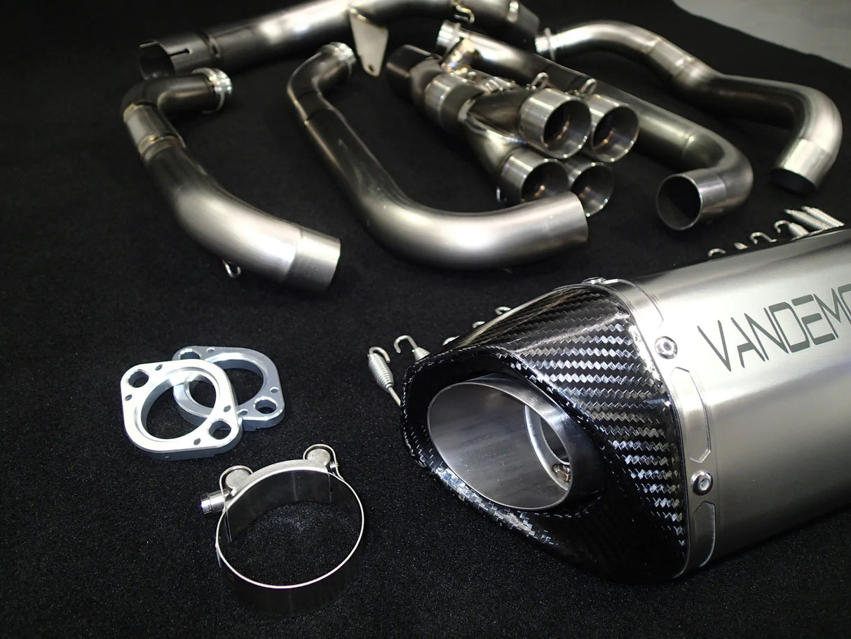 Vandemon  Z1000 & SX Titanium Exhaust Single Titanium Muffler KAWAZ10EXTITISA