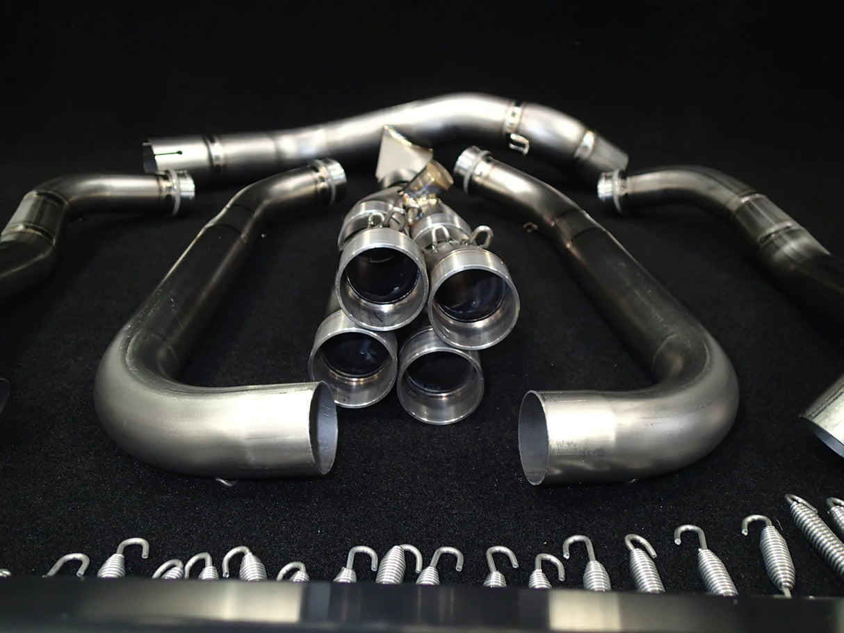 Vandemon  Z1000 & SX Titanium Exhaust Single Titanium Muffler KAWAZ10EXTITISA