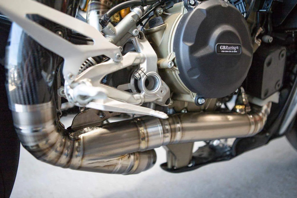 Vandemon  Ducati Panigale 1199S, 1299S, 1299 SP & R Titanium High Mount Exhaust System DUC129TIEXHMESA