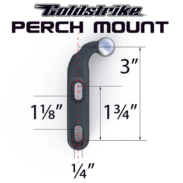 Goldstrike  Perch Mount Kit, Metric, Black 59211