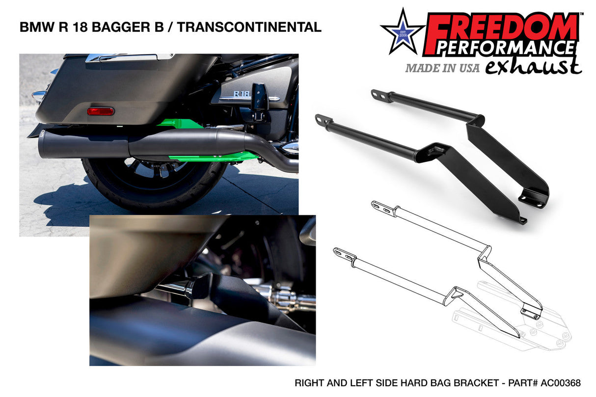 BMW R 18 BAGGER B/TRANSCONTINENTAL/ROCTANE  RIGHT AND LEFT SIDE HARD BAG BRACKET FITS 22-UP