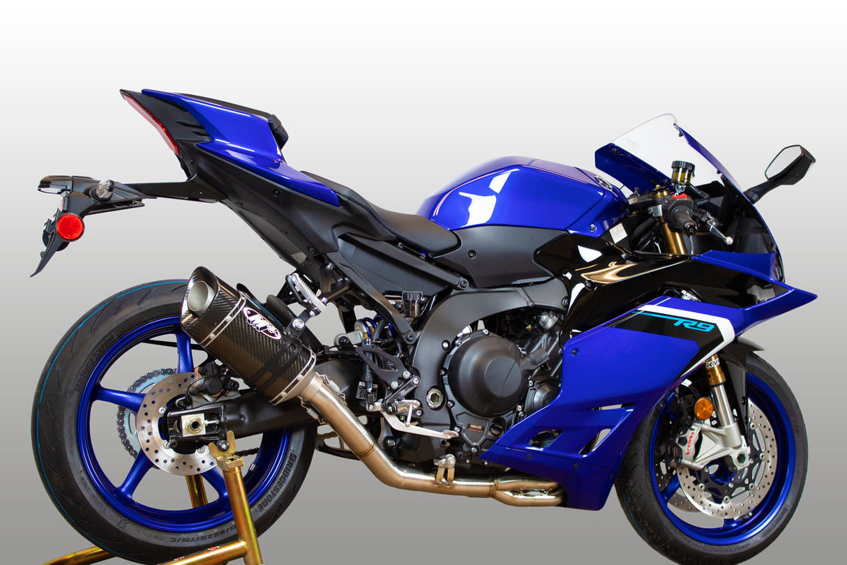 M4 Exhaust Full System with Carbon  Scalene Canister 2025 Yamaha R9 YA6944