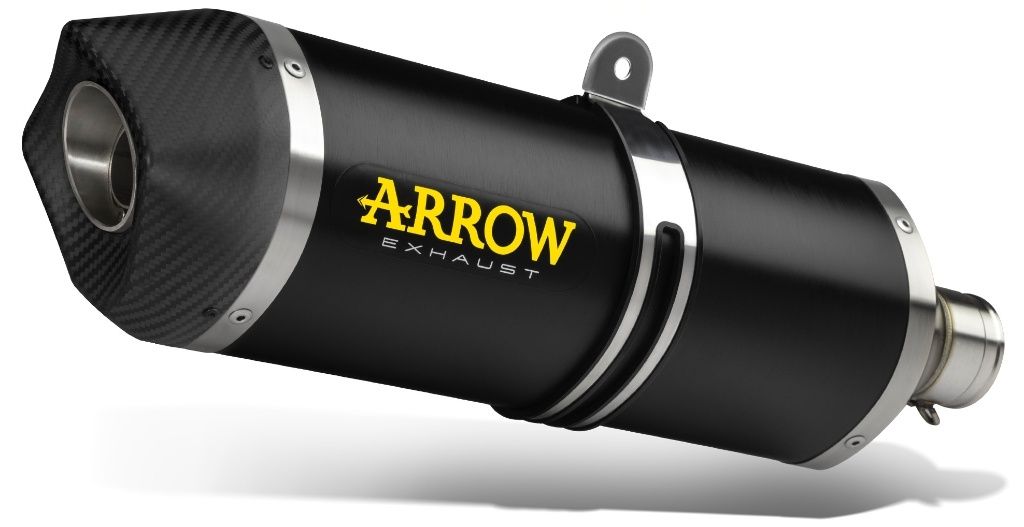 72622AKN Arrow Race-Tech Exhaust, Aluminum Dark for Suzuki V-Strom 650 2017-2020