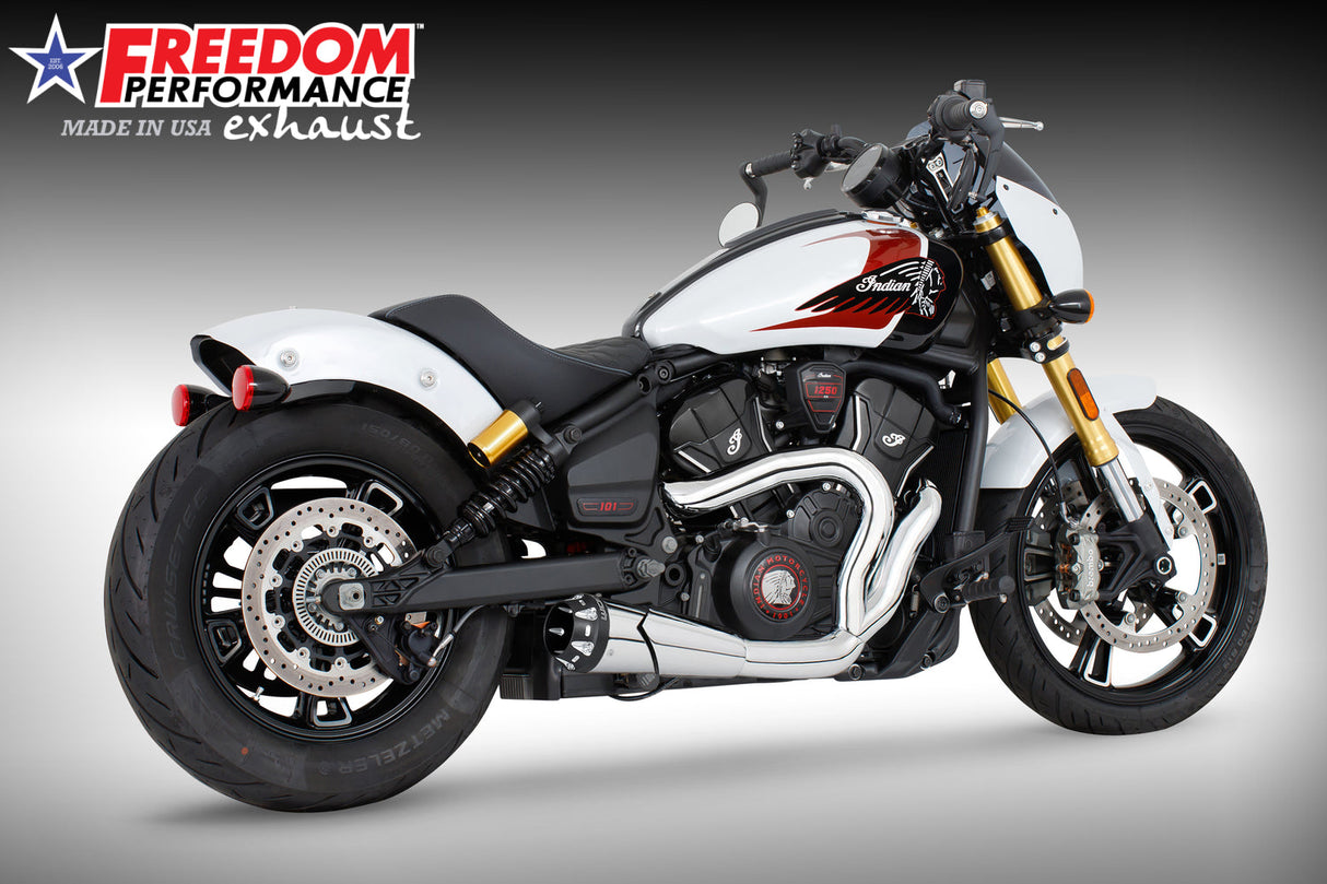 INDIAN 2025 SCOUT 101-CLASSIC-SUPER-SPORT-BOBBER 4.5" 2 INTO 1 SHORTY BUNDLE (2025 SCOUTS ONLY)