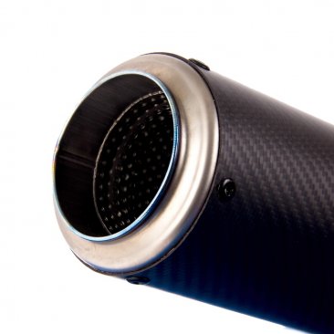 SC-Project Universal CR-T Matte Carbon Exhaust Silencer for SC-Project 60mm Link Pipe MFL-60-36C