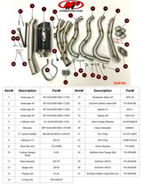 M4 Exhaust Full System Tech 1 Carbon 2017-2024 GSXR1000 gsx 1000 SU9154