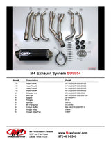 M4 Exhaust Full System Carbon Fiber Canister 2005-2006 GSXR 1000 SU9954