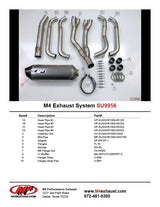 M4 Exhaust Full System Polished Canister 2005-2006 GSXR 1000 SU9952