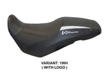Tappezzeria Italia Suzuki VStrom 650 2017-2024 Seat Cover in White and Black