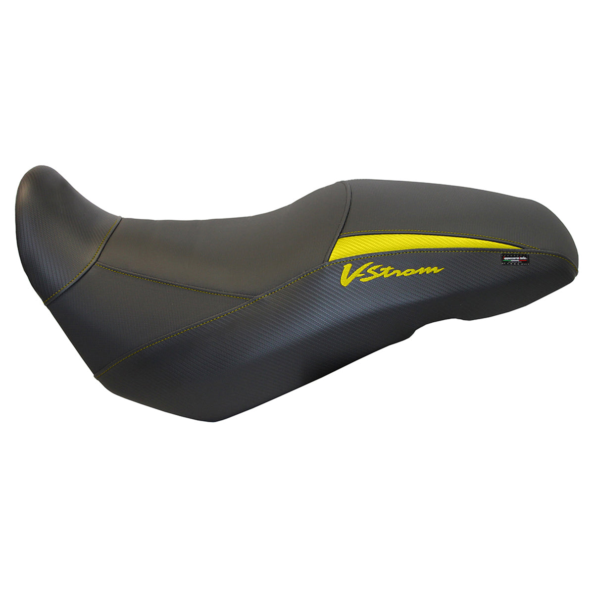 Tappezzeria Italia Suzuki VStrom 650 2017-2024 Seat Cover in Yellow and Black