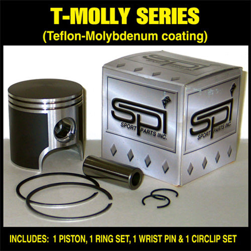 Spi Oem Style Piston Kit With Rings  Teflon Coated Std. 9147PS