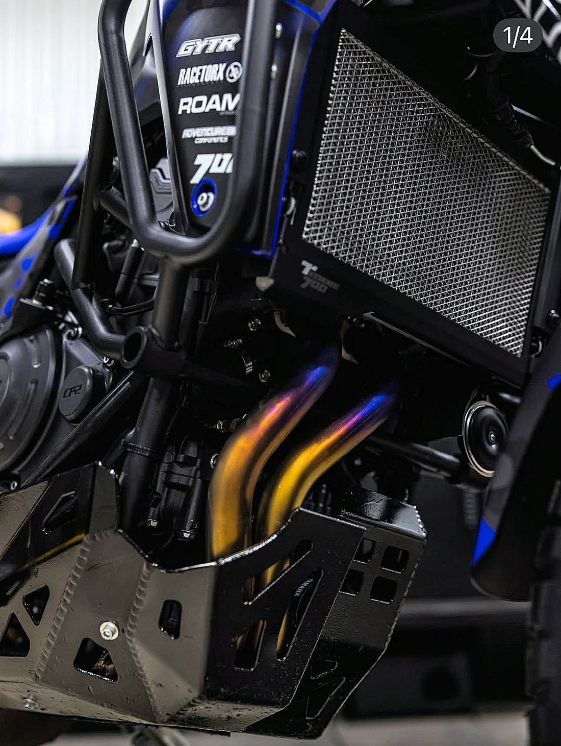 Vandemon  T7 Yamaha Tenere 700 Adventure Full Titanium Exhaust System YAMATENR7TIEXHBRB VA-74