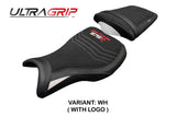 Tappezzeria Italia Triumph Daytona 675R 2006-2011 2012 Seat Cover Ultragrip White Black