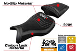 Tappezzeria Italia Triumph Daytona 675R 2006-2010 2011 2012 Seat Cover Velvet Black