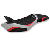 Tappezzeria Italia Triumph Speed Triple 2011-2015 Seat Cover Comfort in Silver and Red
