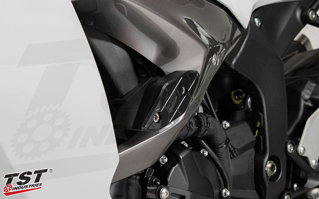 TST Total Crash Protection NO CUT Pack for Kawasaki ZX-6R 2024 -2025 Black