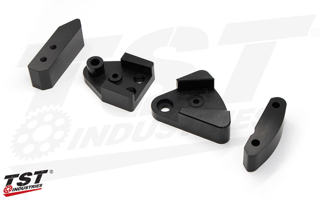 TST Total Crash Protection NO CUT Pack for Kawasaki ZX-6R 2024 -2025 Black