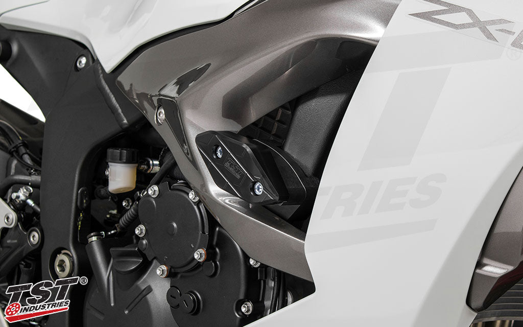 TST Total Crash Protection NO CUT Pack for Kawasaki ZX-6R 2024 -2025 Black