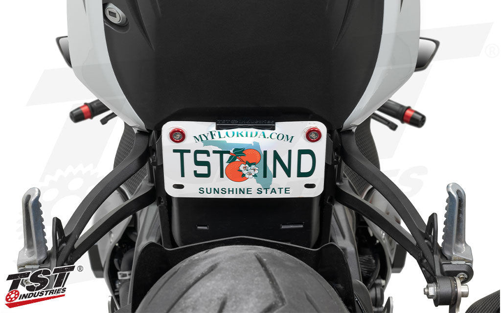 TST Low-Mount Fender Eliminator Bracket for Kawasaki ZX-6R 2019-2025   LMHW-BK=1 BRKT-29=1