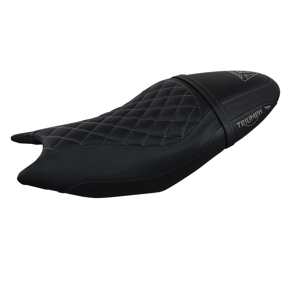 Tappezzeria Italia Triumph Trident 660 2021-2025 Seat Cover in Black Grey Diamond