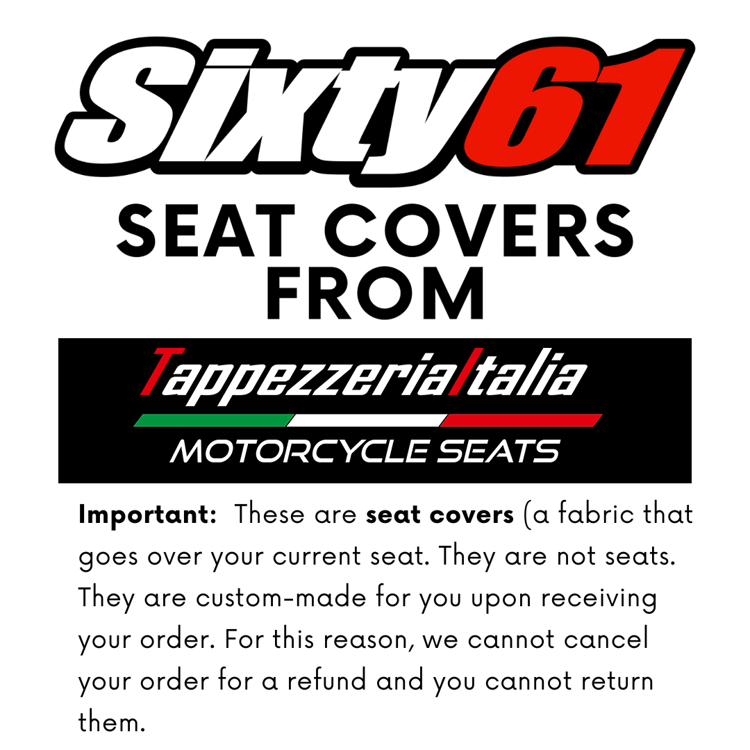 Tappezzeria Italia Yamaha R9 2025 Seat Cover Blue White Black