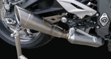 Vandemon Triumph 765 S/R/RS and Moto 2 Street Triple Slash Cut Titanium Exhaust 2023-2024 TRIUM765STTIEXB