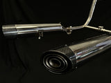 Triumph Bonneville Bobber  Speedmaster 1200 Polished Titanium H Pipe Exhaust TRIUM120BOBREXPOB