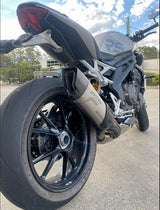 Vandemon FULL Titanium SYSTEM Triumph Speed Triple 1200RS & RR Bimodal Stealth TRIUM120SPDMUFB +TRIUM120SPDHEADR